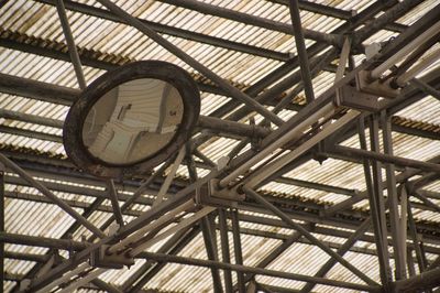 Low angle view of ceiling