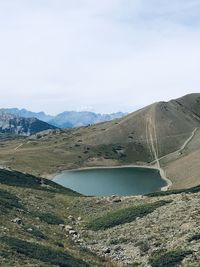 Scenic view of landscape against sky