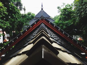 Low angle view of building against sky