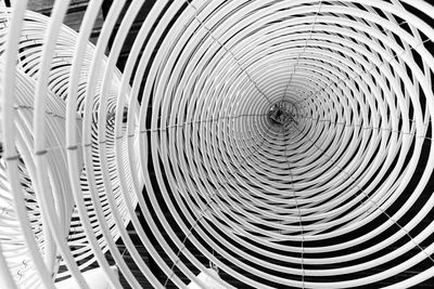 Full frame shot of spiral staircase