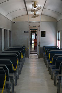 Interior of subway