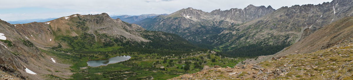 Panoramic view of a valley