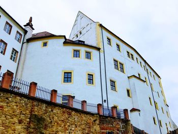 Low angle view of building against sky