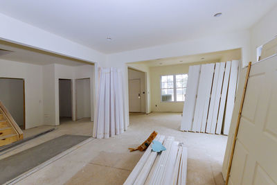 Empty corridor of building