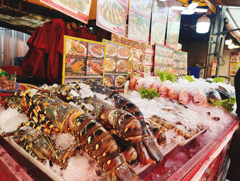 Close-up of food for sale at market