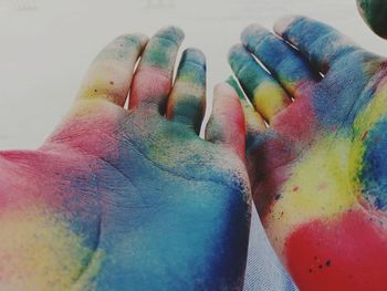 Close-up of human hand