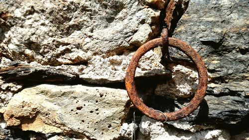 Close-up of rusty metal