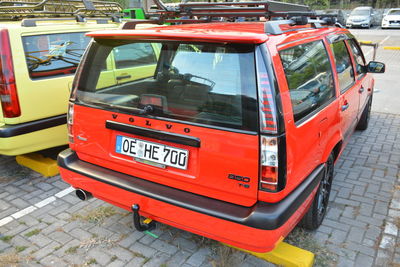 View of car on road