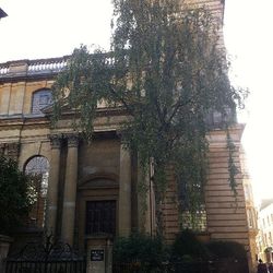 Low angle view of old building