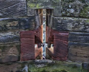 Brick wall with brick wall