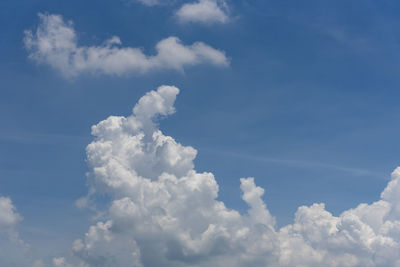 Low angle view of clouds in sky