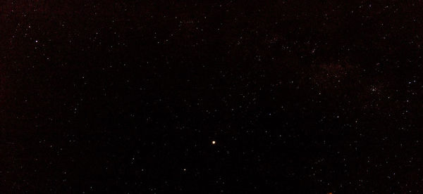 Low angle view of stars against sky at night