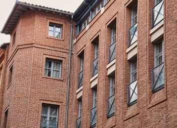 Low angle view of building against sky