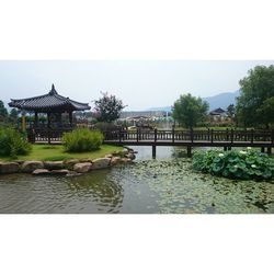 Built structure in water