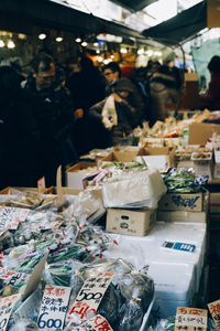 Tsukiji fish market, tokyo, japan