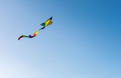 Low angle view of parachute