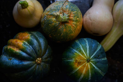 Full frame shot of pumpkins