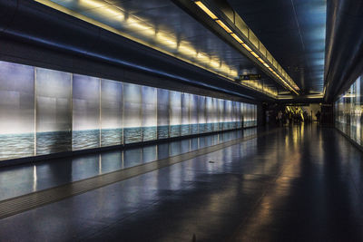 View of empty airport