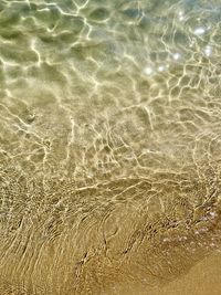 Full frame shot of rippled water