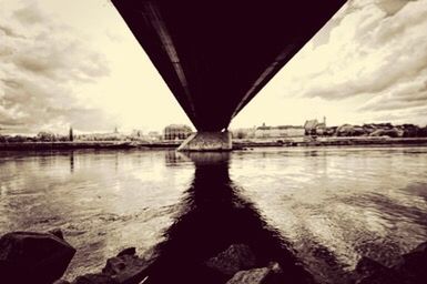 water, architecture, built structure, sky, river, bridge - man made structure, cloud - sky, reflection, connection, building exterior, city, bridge, cloud, waterfront, cloudy, lake, nature, engineering, outdoors, no people