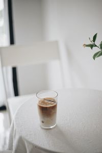 Close-up of drink on table