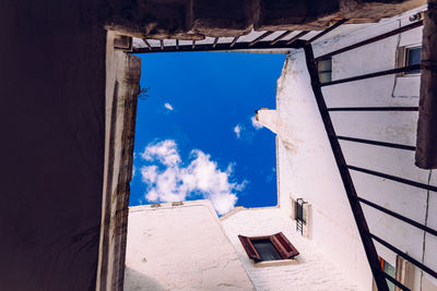 Low angle view of building against sky