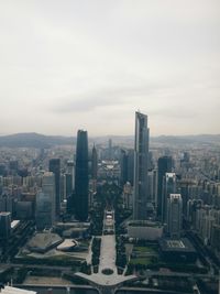 Skyscrapers in city