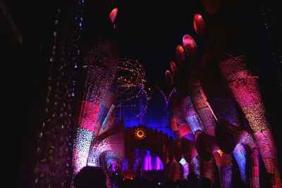 People enjoying at night