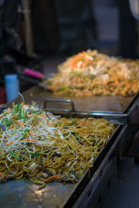 Close-up of food for sale at market