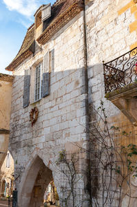 Low angle view of historical building