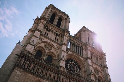 Low angle view of cathedral against sky