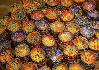 Full frame shot of multi colored candies