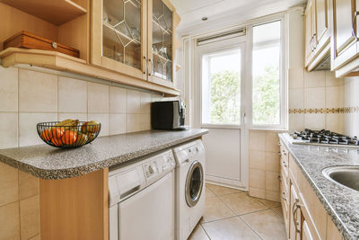 Interior of bathroom