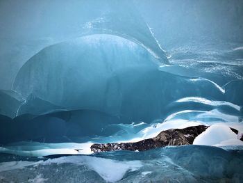 Blue ice cave