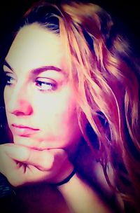 Portrait of young woman