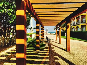 View of underground walkway