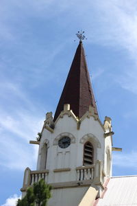 Low angle view of building against sky