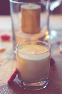 Close-up of coffee on table