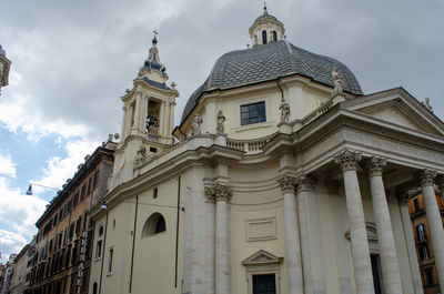 Low angle view of historic building against sky