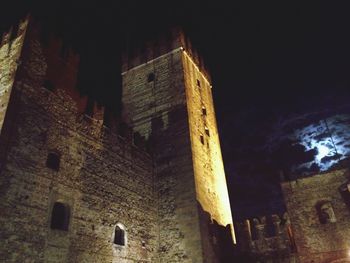 Low angle view of old building