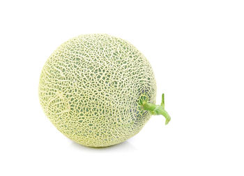 Close-up of fruit against white background