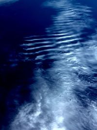 Full frame shot of rippled water in sea