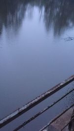 Close-up of water against sky