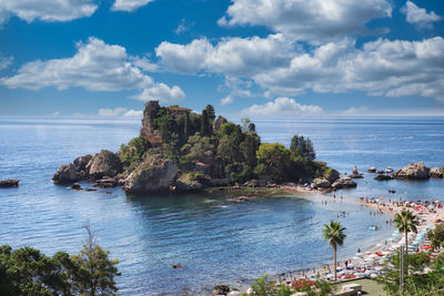 Isolabella island, taormina