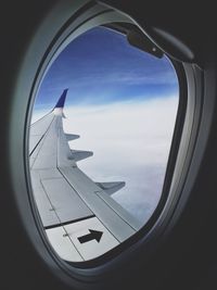Cropped image of airplane