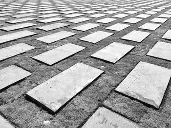 Full frame shot of tiled floor