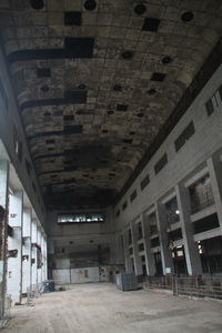 Interior of abandoned building