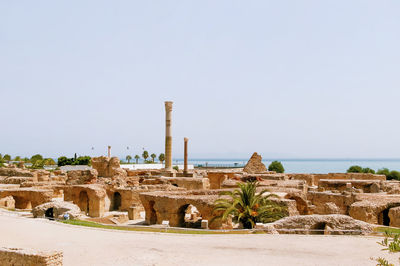 Carthago or carthage, ruins of city of the ancient carthaginian civilization..tunis, tunisia.