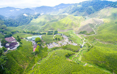 Scenic view of mountains