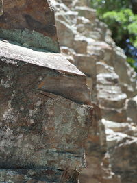 Close-up of rocks on rock